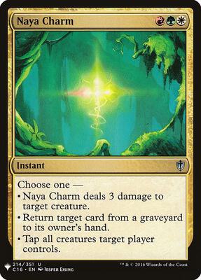 Naya Charm card from The List Reprints