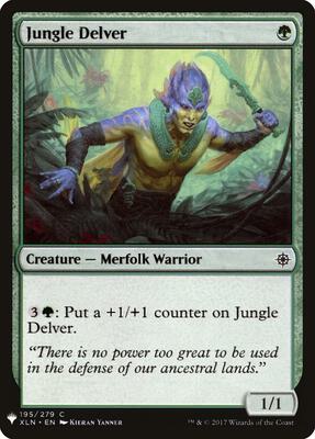 Jungle Delver card from The List Reprints