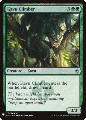 Kavu Climber card from The List Reprints