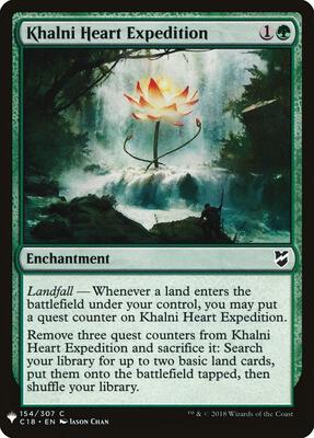 Khalni Heart Expedition card from The List Reprints