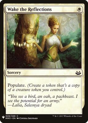 Wake the Reflections card from The List Reprints