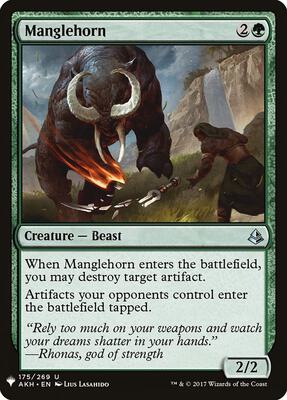 Manglehorn card from The List Reprints