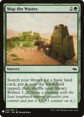 Map the Wastes card from The List Reprints