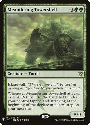 Meandering Towershell card from The List Reprints