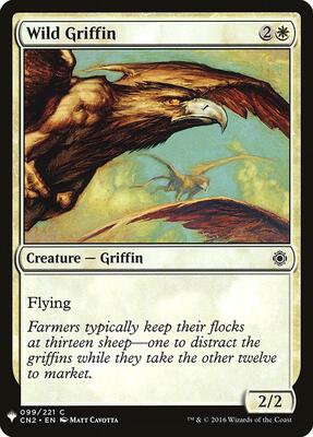 Wild Griffin card from The List Reprints