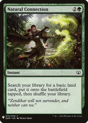 Natural Connection card from The List Reprints