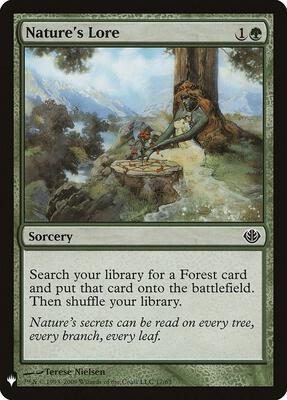 Nature's Lore (DDD) card from The List Reprints