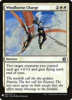 Windborne Charge card from The List Reprints