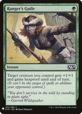 Ranger's Guile card from The List Reprints