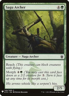 Sagu Archer card from The List Reprints
