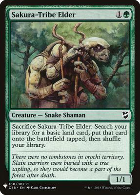 Sakura-Tribe Elder card from The List Reprints