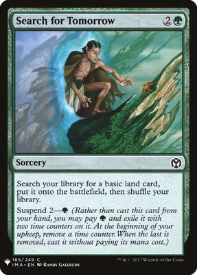 Search for Tomorrow card from The List Reprints