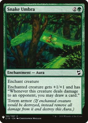 Snake Umbra card from The List Reprints