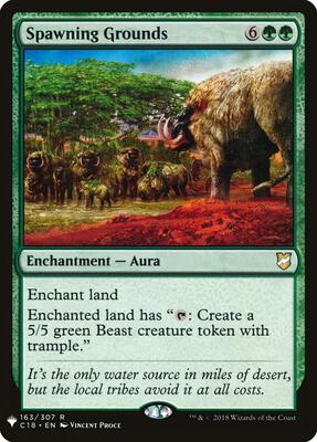 Spawning Grounds card from The List Reprints