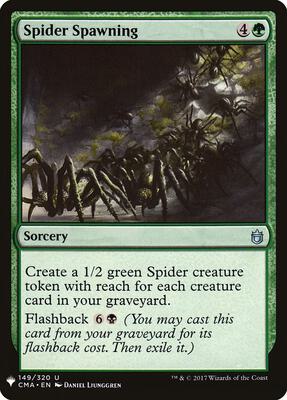 Spider Spawning card from The List Reprints