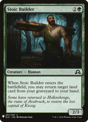 Stoic Builder card from The List Reprints