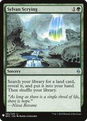 Sylvan Scrying card from The List Reprints