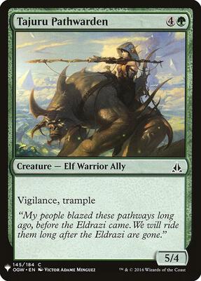 Tajuru Pathwarden card from The List Reprints