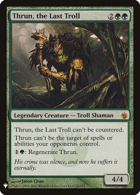 Thrun, the Last Troll card from The List Reprints