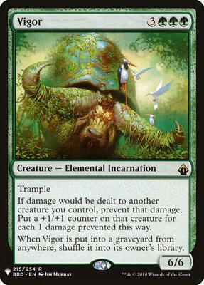 Vigor card from The List Reprints