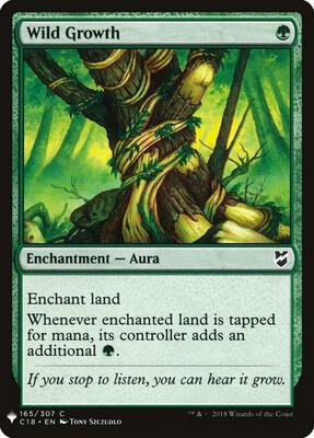 Wild Growth card from The List Reprints