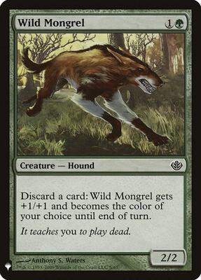 Wild Mongrel card from The List Reprints