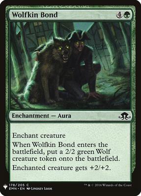 Wolfkin Bond card from The List Reprints