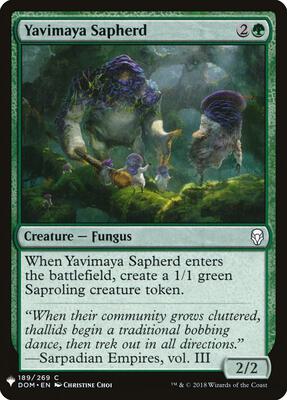 Yavimaya Sapherd card from The List Reprints