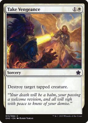 Take Vengeance card from Magic Game Night 2019