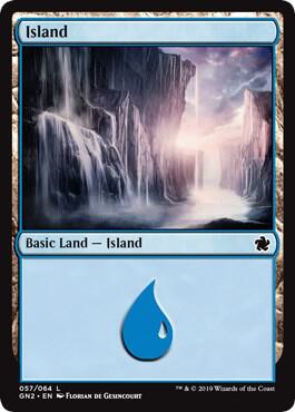 Island (057) card from Magic Game Night 2019