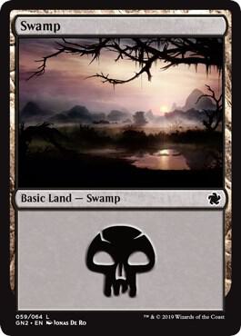 Swamp (059) card from Magic Game Night 2019