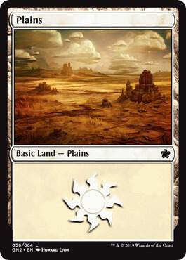 Plains (056) card from Magic Game Night 2019