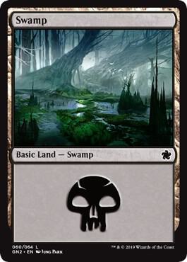 Swamp (060) card from Magic Game Night 2019