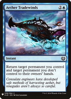 Aether Tradewinds card from The List Reprints
