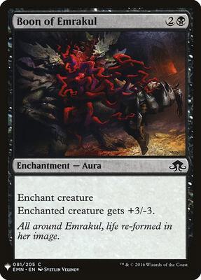 Boon of Emrakul card from The List Reprints
