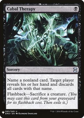 Cabal Therapy card from The List Reprints