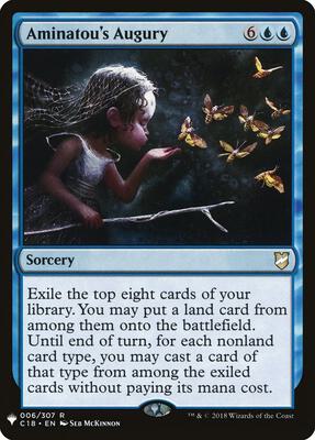 Aminatou's Augury card from The List Reprints