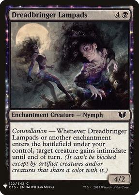 Dreadbringer Lampads card from The List Reprints