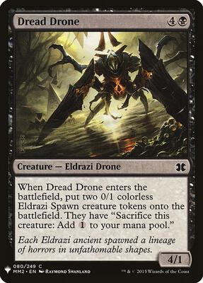 Dread Drone card from The List Reprints
