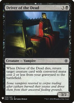 Driver of the Dead card from The List Reprints