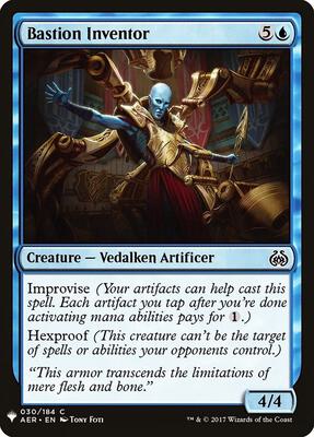 Bastion Inventor card from The List Reprints