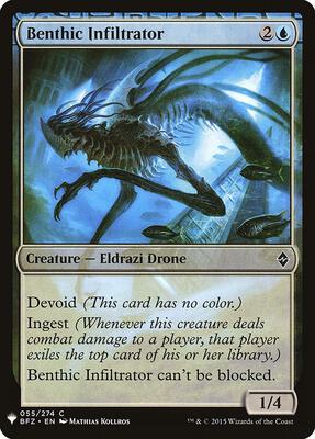 Benthic Infiltrator card from The List Reprints
