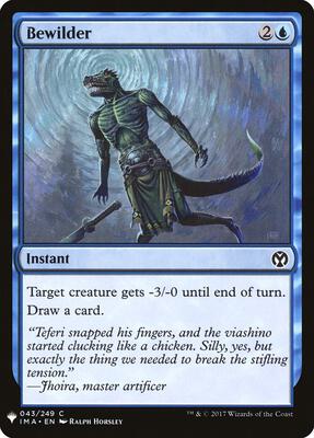 Bewilder card from The List Reprints
