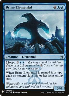 Brine Elemental card from The List Reprints