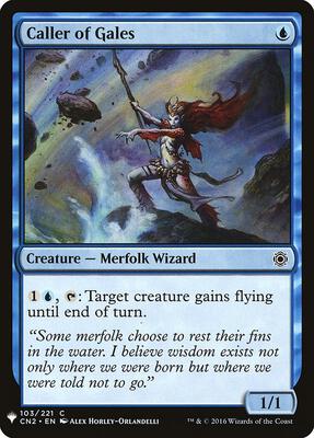 Caller of Gales card from The List Reprints