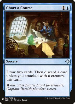 Chart a Course card from The List Reprints