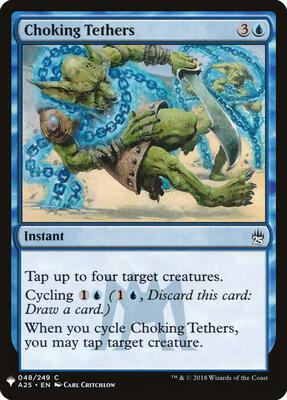 Choking Tethers card from The List Reprints