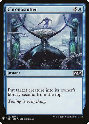 Chronostutter card from The List Reprints