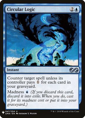 Circular Logic card from The List Reprints