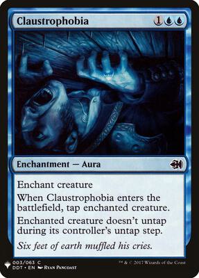 Claustrophobia card from The List Reprints